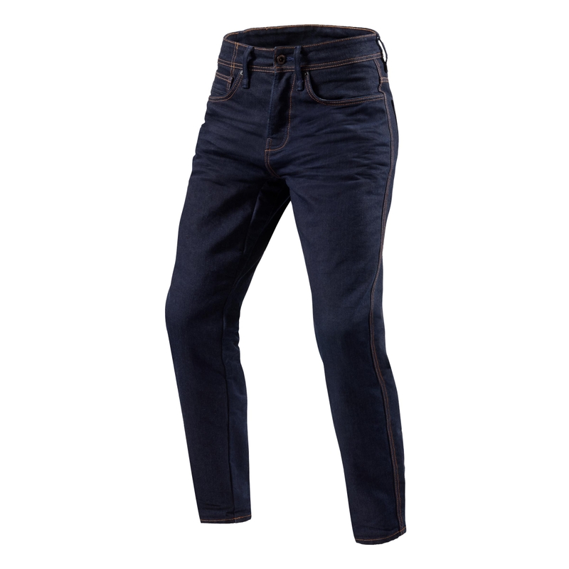 Jeans moto Revit Reed SF bleu foncé cropped