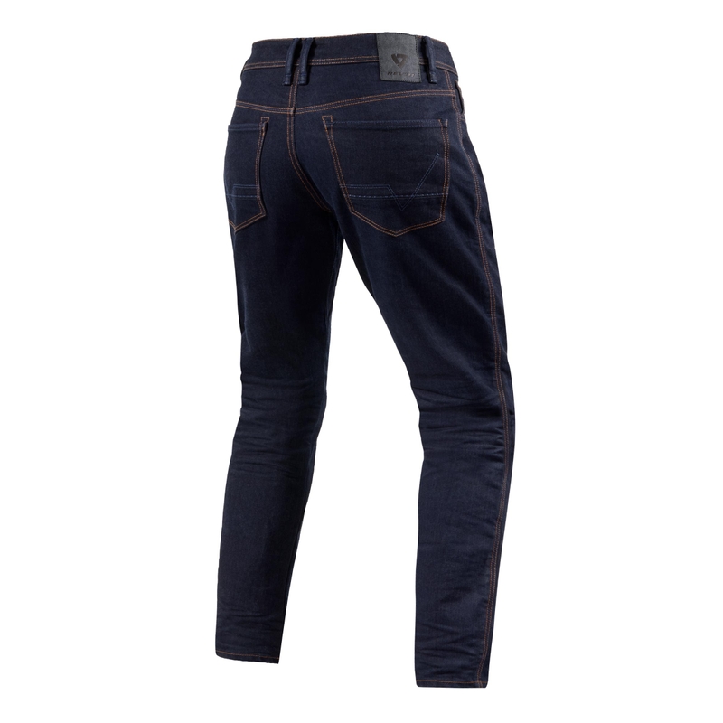 Jeans moto Revit Reed SF bleu foncé cropped