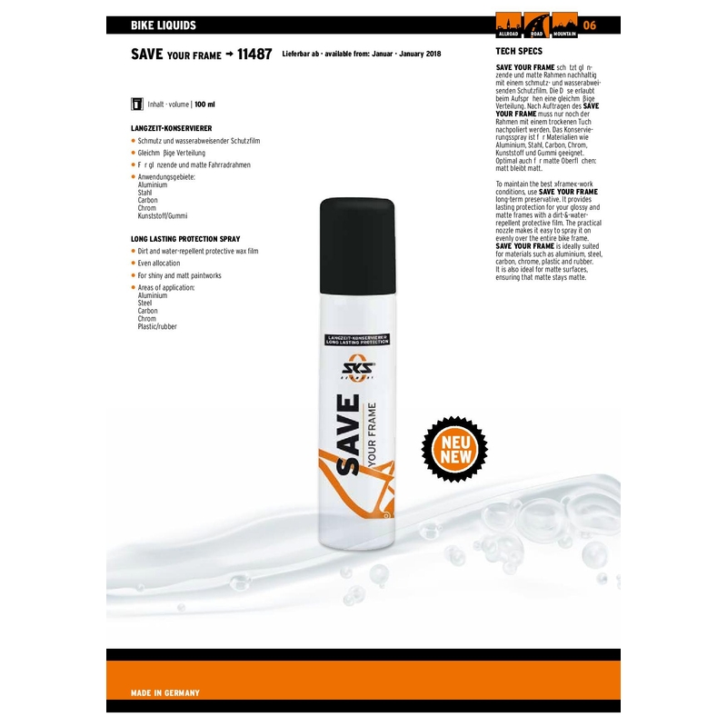 Protection de la peinture SKS Save your frame 100ml soldes