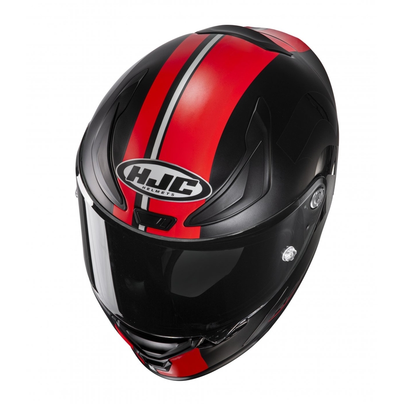 HJC RPHA 1 Senin MC1SF casque moto intégral noir et rouge