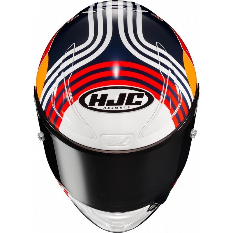 Casque moto intégral HJC RPHA 1 Redbull Austin GP MC21 rouge-bleu-blanc soldes