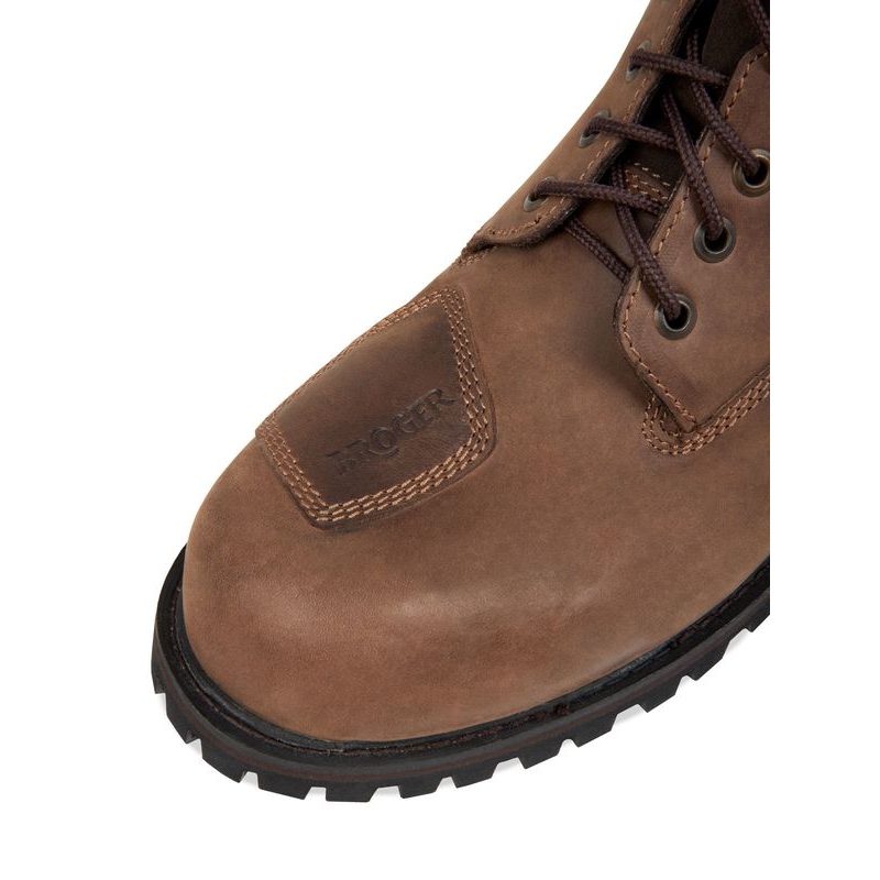 Bottes de moto BROGER Alaska II marron en solde soldes