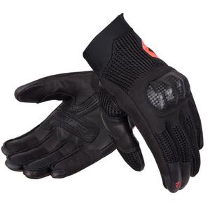 Gants de moto Rebelhorn Gap III noir-rouge fluo soldes