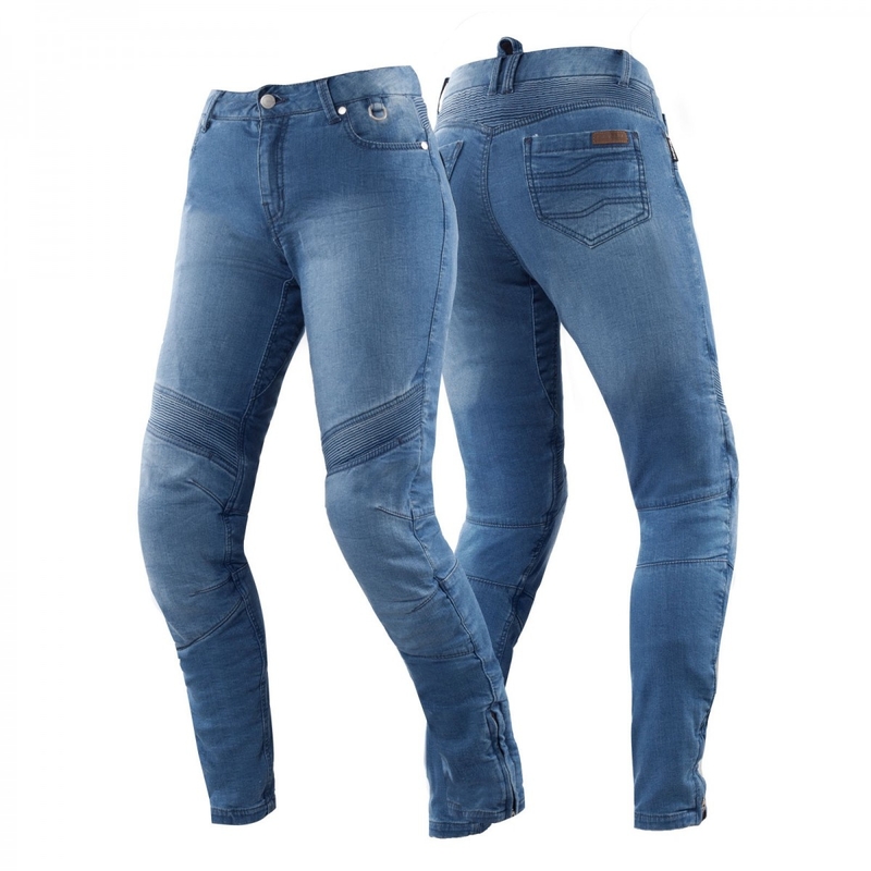 Jeans moto femme Shima Jess bleu