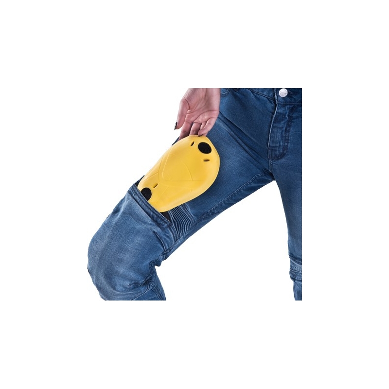 Jeans moto femme Shima Jess bleu