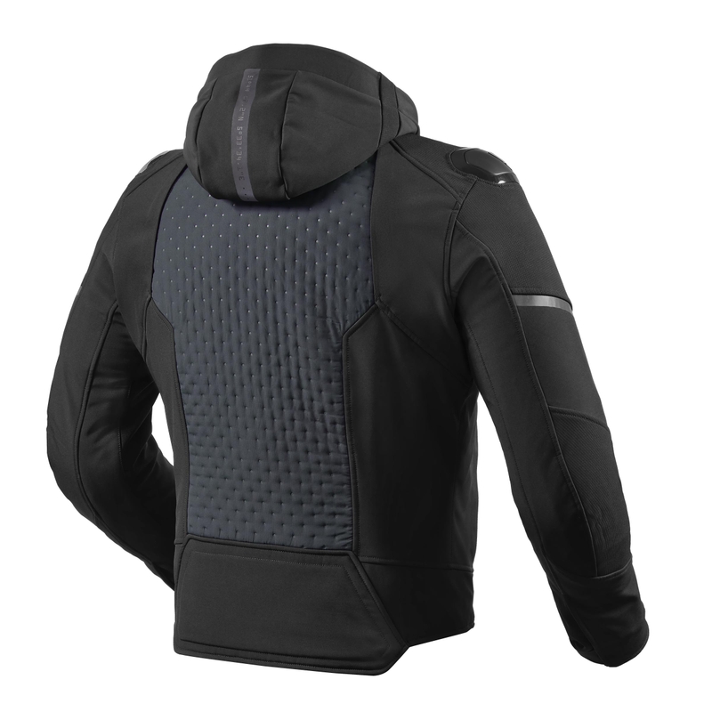 Veste moto Revit Iridium H2O noir soldes