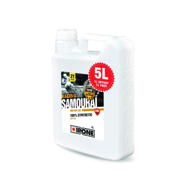 Huile moteur Ipone Samourai Racing 2T 5 l Fraise