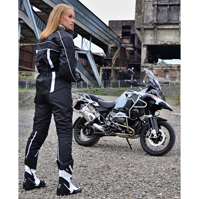 Combinaison moto pour femme RSA SW-01 blanc - 2 pièces soldes