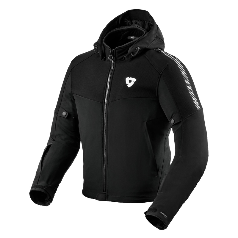 Veste de moto Revit Proxy H2O noir et blanc soldes