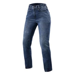 Jeans moto Revit Victoria 2 SF bleu pour femme soldes