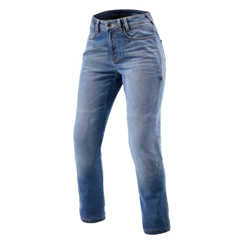 Jeans moto courts Revit Victoria 2 SF bleu clair pour femme