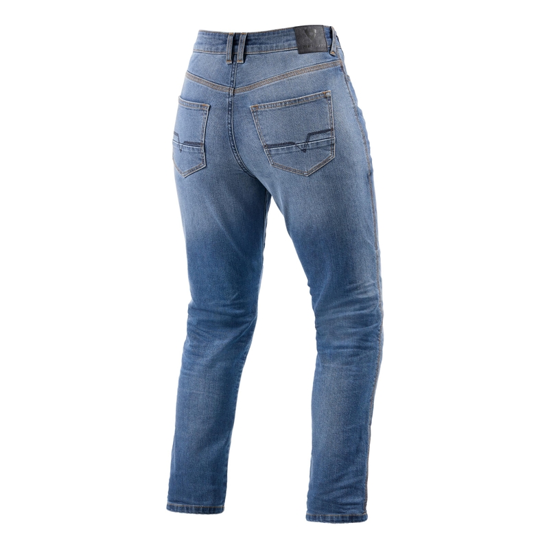 Jeans moto courts Revit Victoria 2 SF bleu clair pour femme