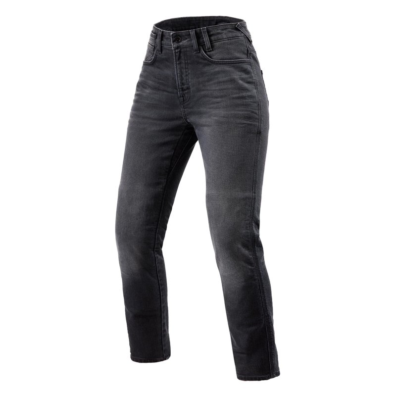 Jeans moto Revit Victoria 2 SF gris pour femme
