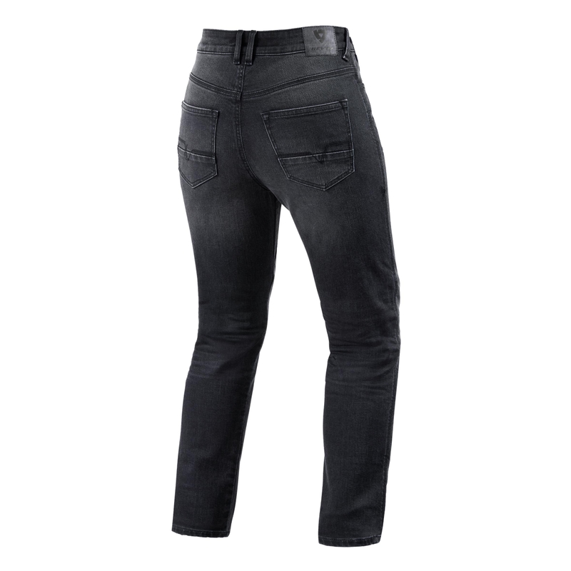Jeans moto Revit Victoria 2 SF gris pour femme