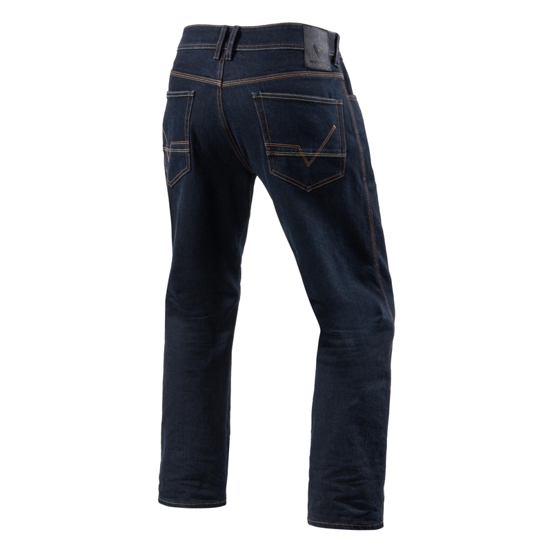 Jeans moto Revit Philly 3 LF bleu foncé cropped