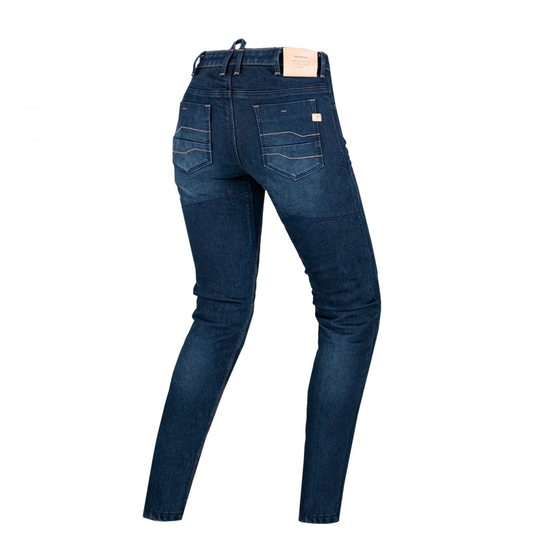 Jeans moto Shima Devon bleu foncé pour femmes