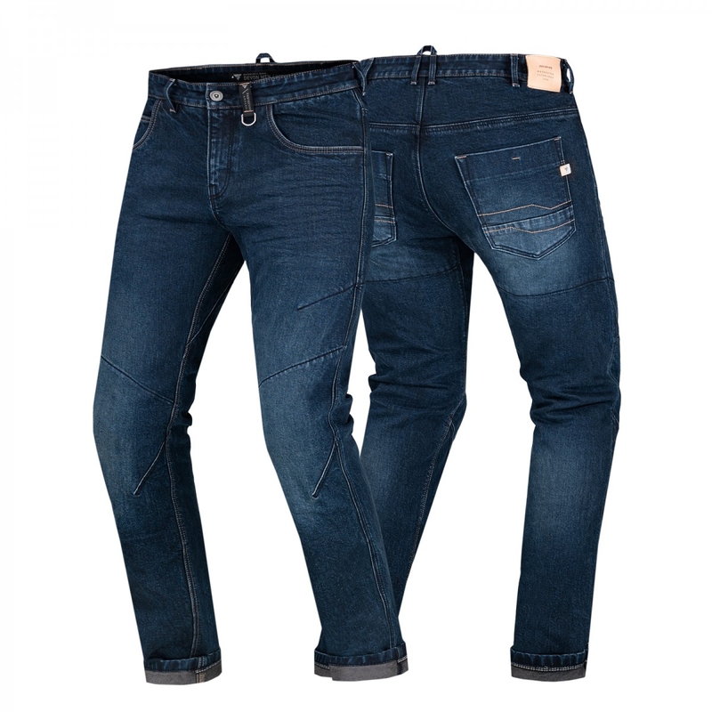 Jeans moto Shima Devon bleu foncé