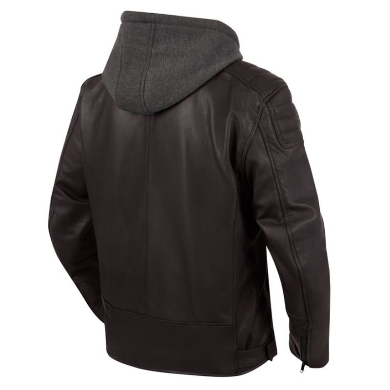 Veste de moto marron vintage Rebelhorn Impala soldes