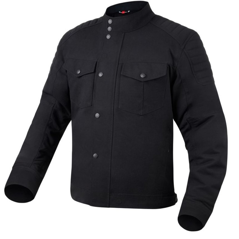 Veste de moto noire Rebelhorn Hunter soldes