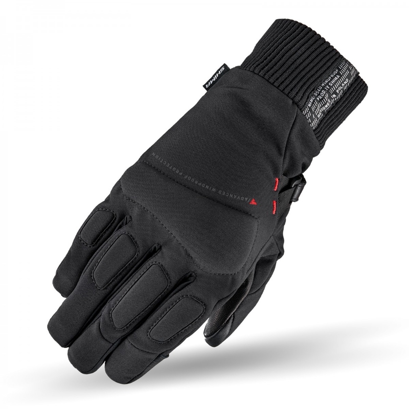 Gants Shima Oslo Wind pour homme, noirs