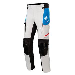 Pantalon de moto Alpinestars Andes Drystar Honda Light Grey-Black-Blue-Red