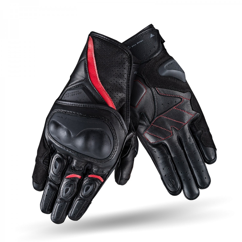 Gants moto Shima Spark 2.0 noir-rouge