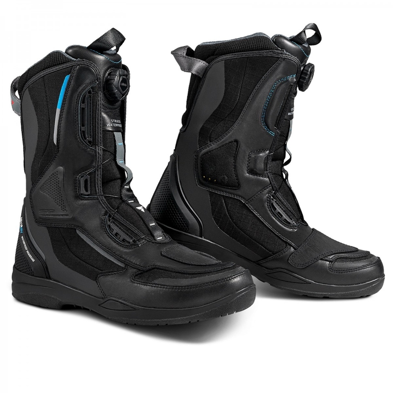 Bottes de moto Shima Strato WP noires