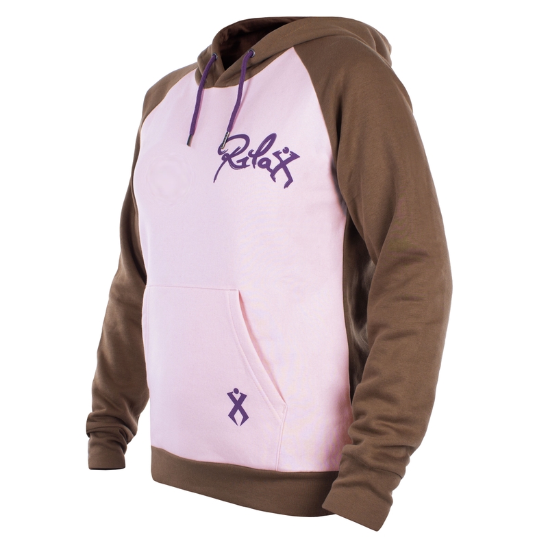 Sweat-shirt Rilax Bereba pour femmes, marron-rose soldes