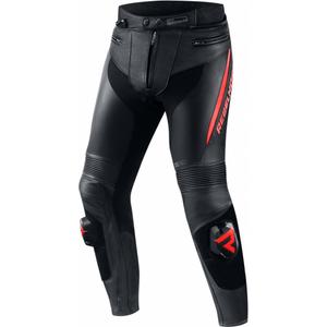 Pantalon de moto Rebelhorn Fighter noir-rouge fluo soldes