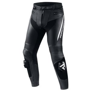 Pantalon de moto Rebelhorn Fighter noir et blanc soldes