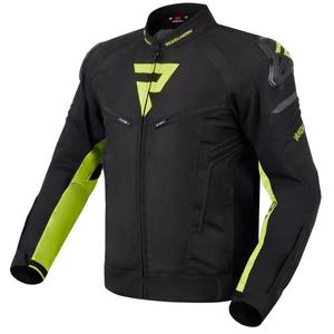Veste de moto Rebelhorn Vandal noir-jaune fluo soldes