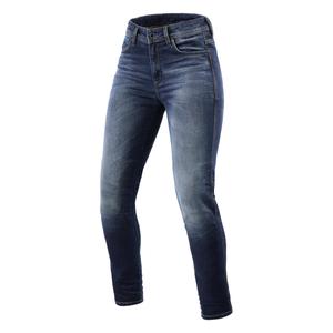 Jeans moto femme Revit Marley SK bleu