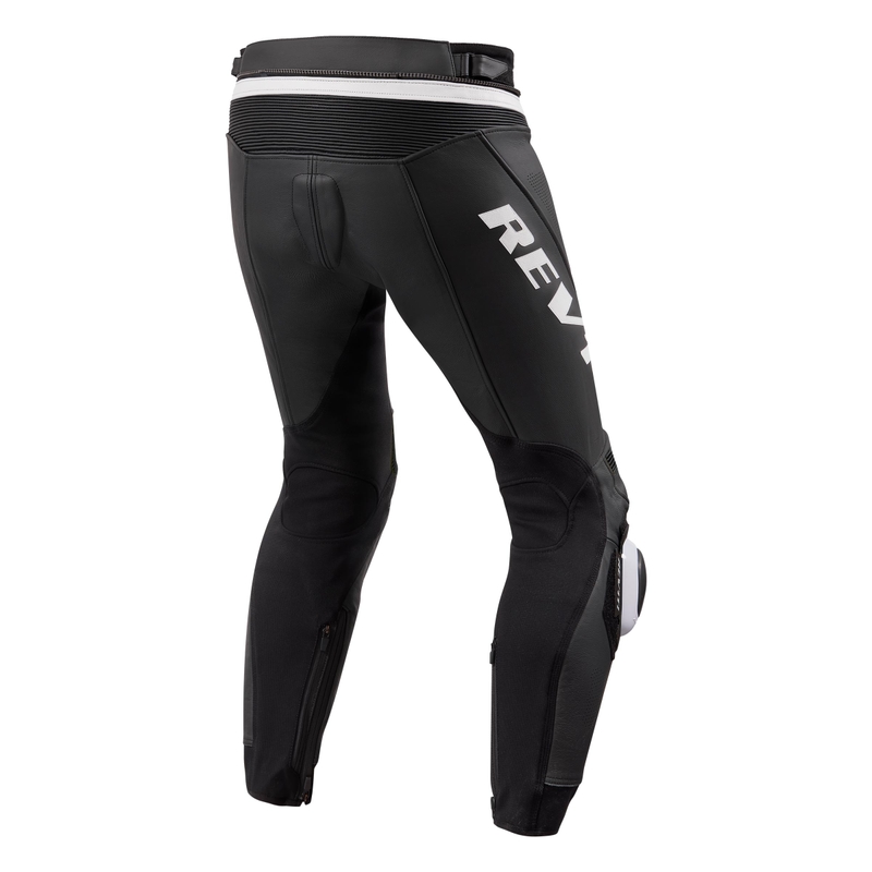 Pantalon de moto Revit Apex noir et blanc étendu