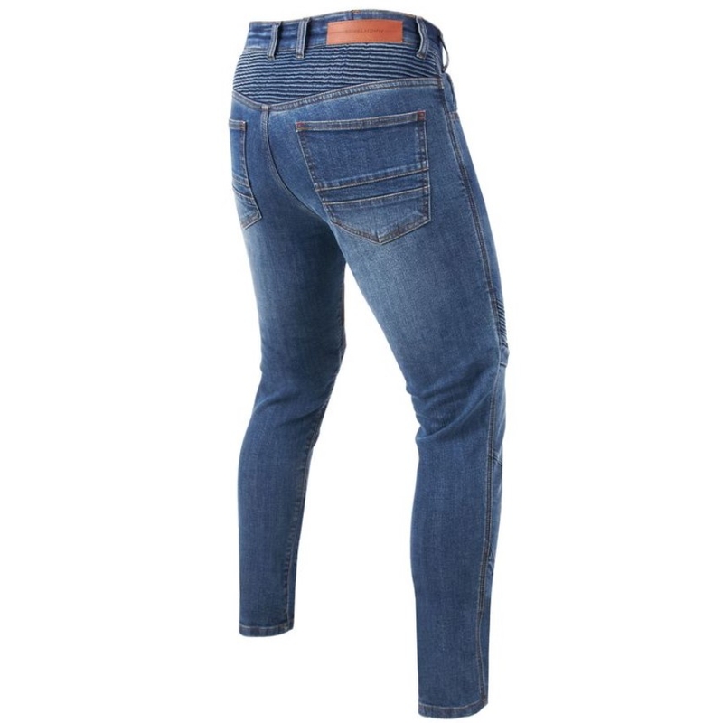 Jean moto Rebelhorn Eagle III, bleu délavé soldes
