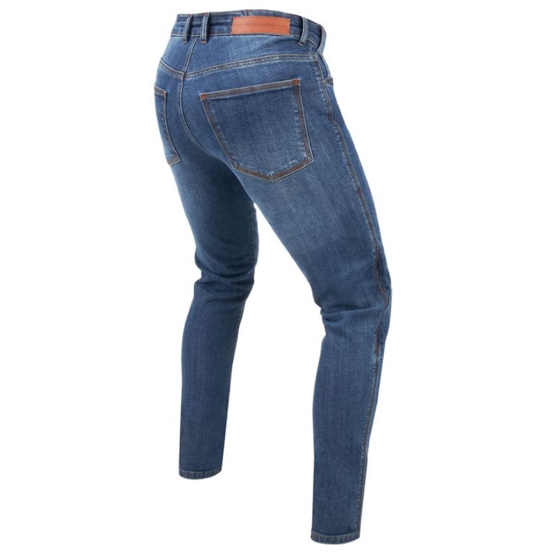 Jeans moto Rebelhorn Classic III SF bleu délavé soldes