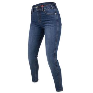 Jeans moto femme Rebelhorn Classic III SF en bleu délavé soldes