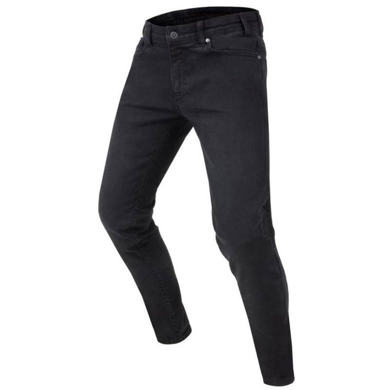 Jeans moto Rebelhorn Classic III SK lavés noirs pour femmes soldes