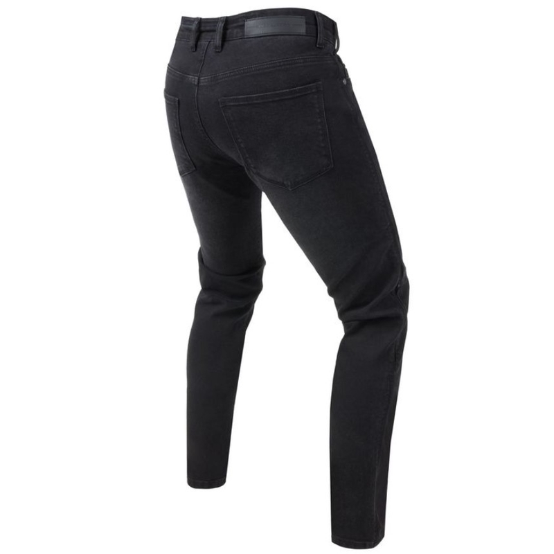 Jeans moto Rebelhorn Classic III SK lavés noirs pour femmes soldes
