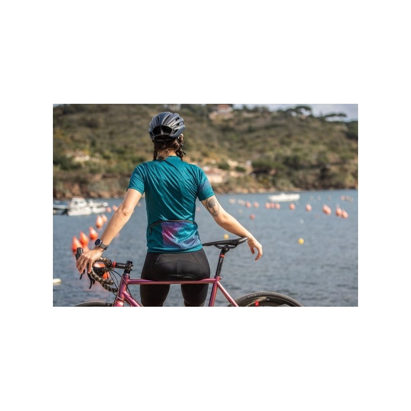 Maillot bleu Northwave Origin pour femme soldes