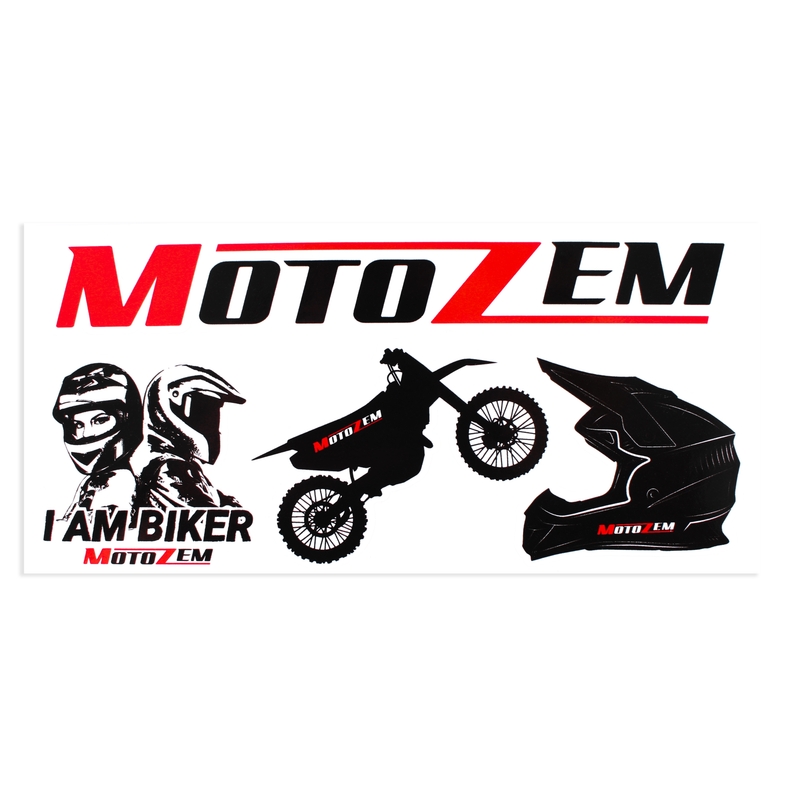 Kit d'autocollants MotoZem Cross