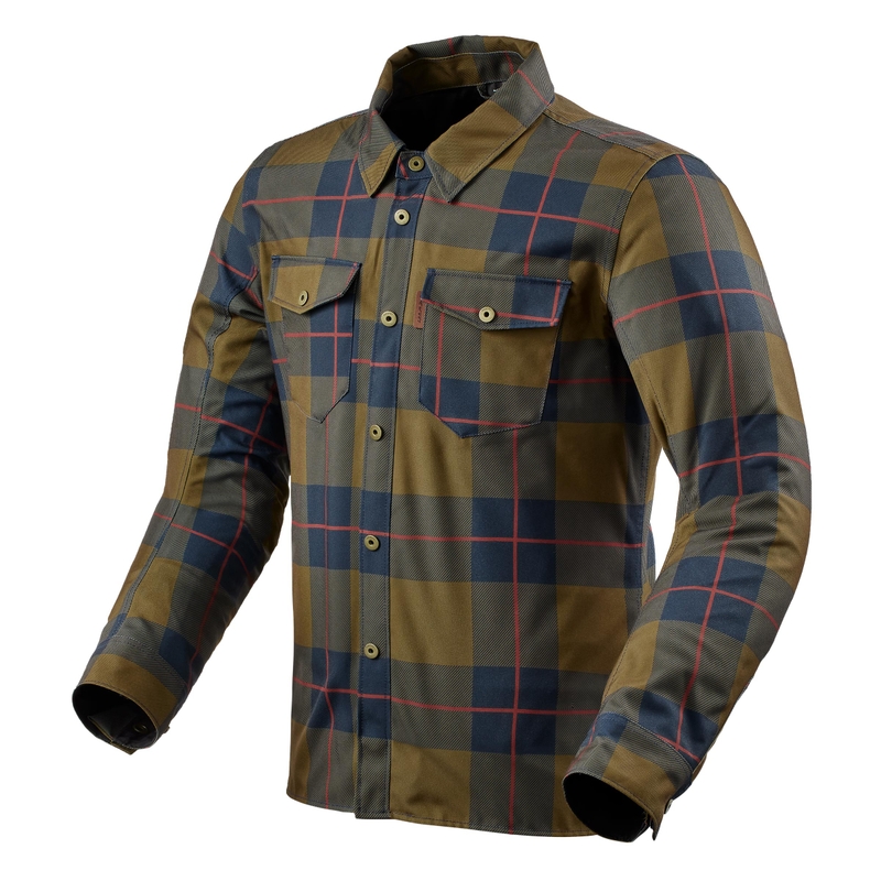 Chemise moto Revit Bison 2 H2O marron