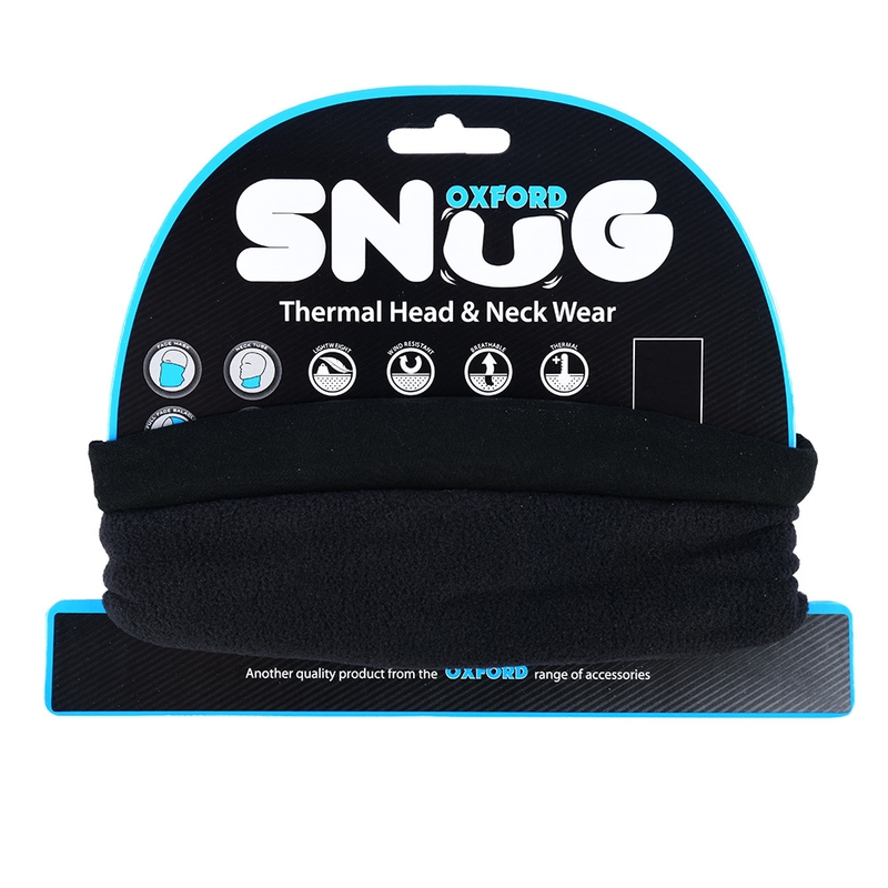 Foulard multifonctionnel Oxford Snug noir