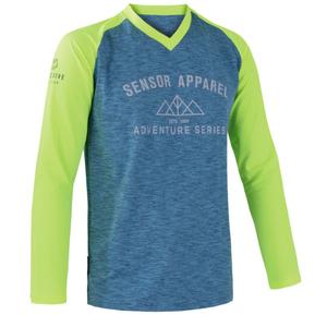 Maillot Sensor Charger bleu-jaune fluo - manches longues soldes