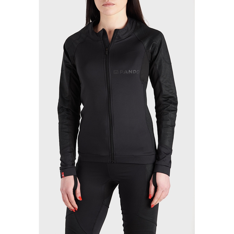 Chemise moto PANDO MOTO Shell UH noir soldes