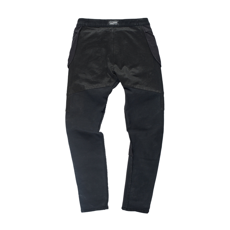 Jeans moto PANDO MOTO Boss Dyn noir soldes