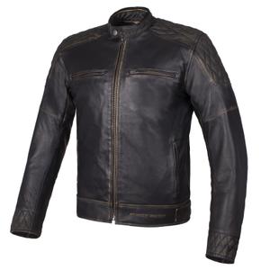 Veste de moto Street Racer Tribe Retro Brown