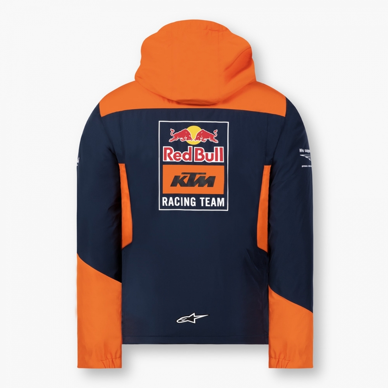 KTM Red Bull Racing Windbreaker Jacket bleu-orange soldes
