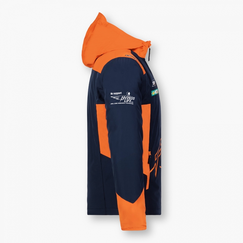 KTM Red Bull Racing Windbreaker Jacket bleu-orange soldes