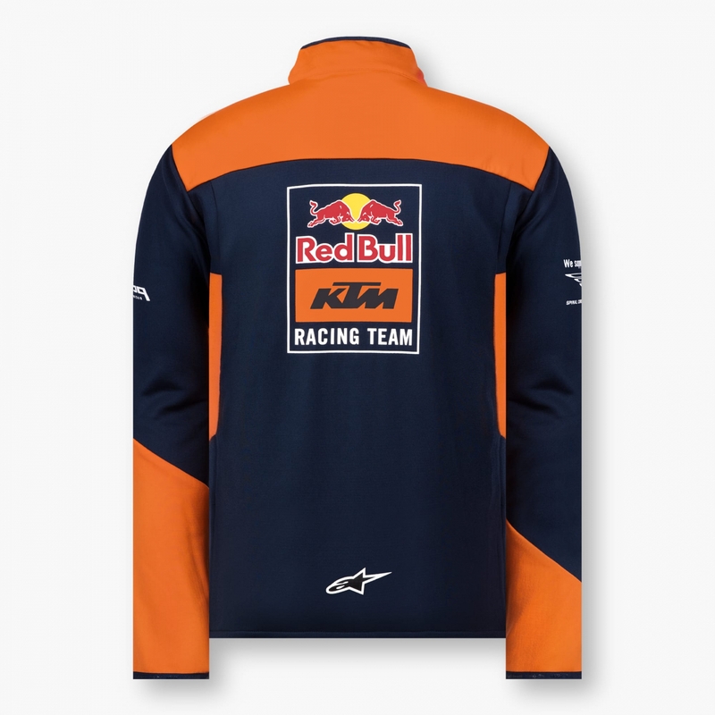 Veste Softshell KTM Red Bull Racing 22 bleu-orange soldes