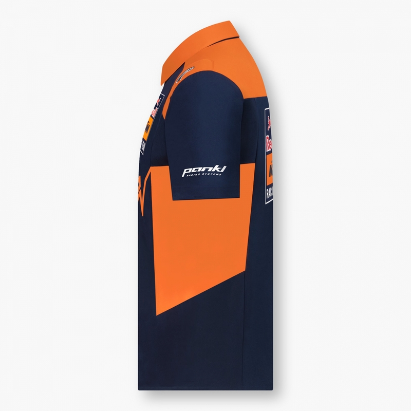Polo KTM Red Bull Racing 22 bleu-orange soldes